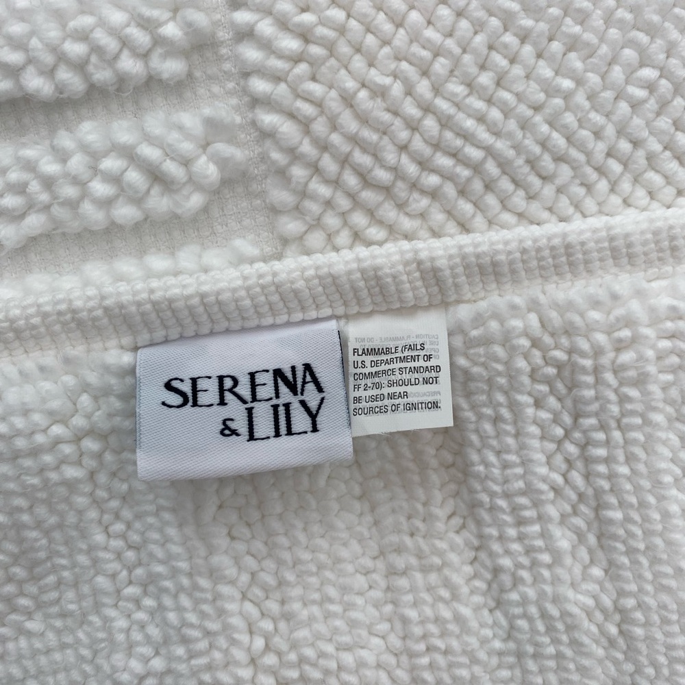 Two New Serena & Lily Cotton Bath Mats